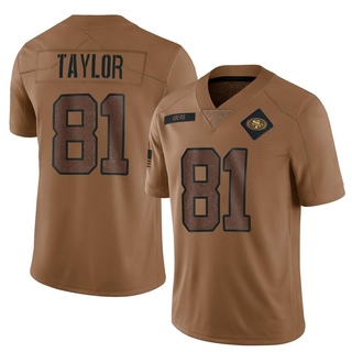 Limited Trent Taylor Men's San Francisco 49ers 2023 Salute To Service Jersey - Brown