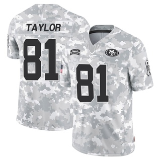 Limited Trent Taylor Men's San Francisco 49ers 2024 Salute to Service Jersey - Arctic Camo