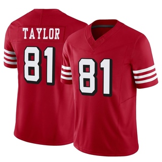 Limited Trent Taylor Men's San Francisco 49ers Alternate Vapor F.U.S.E. Jersey - Scarlet