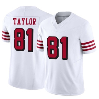 Limited Trent Taylor Men's San Francisco 49ers Alternate Vapor F.U.S.E. Jersey - White