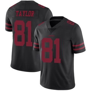 Limited Trent Taylor Men's San Francisco 49ers Alternate Vapor Untouchable Jersey - Black