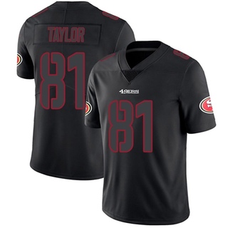 Limited Trent Taylor Men's San Francisco 49ers Jersey - Black Impact