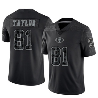 Limited Trent Taylor Men's San Francisco 49ers Reflective Jersey - Black