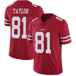 Limited Trent Taylor Men's San Francisco 49ers Team Color Vapor Untouchable Jersey - Red